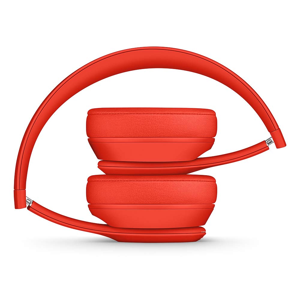 Beats Solo3 Wireless On-Ear Headphones - Apple W1 Headphone Chip, Class 1 Bluetooth, 40 Hours of Listening Time, Built-in Microphone - Red