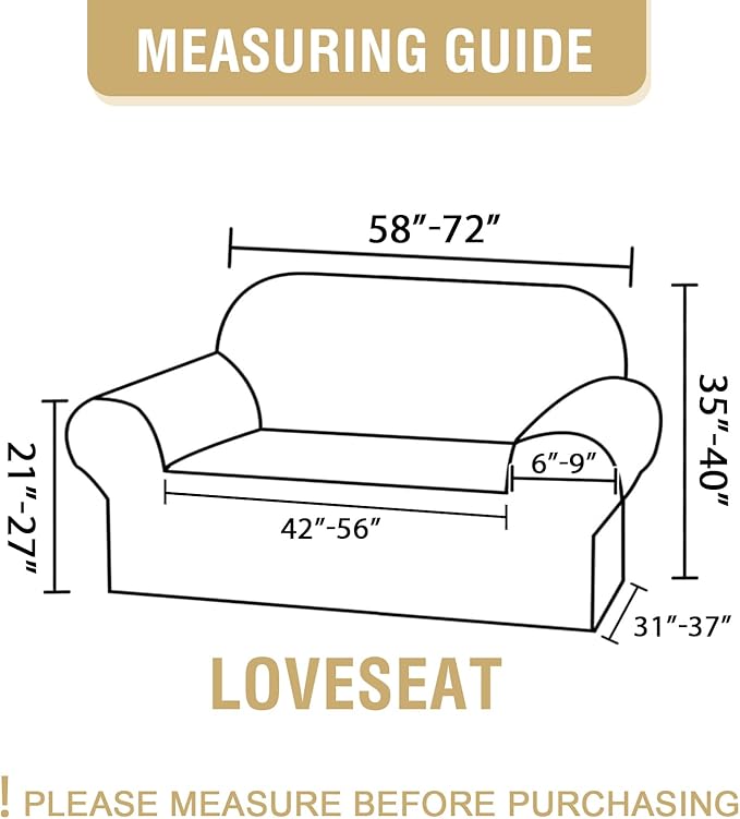 H.VERSAILTEX Printed Couch Slip Covers