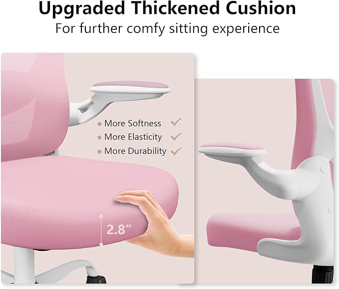 Ergonomic Office Chair, Comfort Swivel Home Office Task Chair, Breathable Mesh