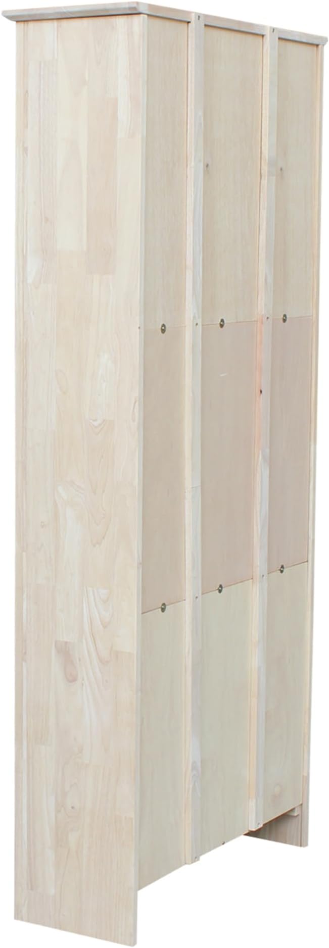 International Concepts Shaker Bookcase 72-Inch Tall, Solid Parawood, 5-Shelf