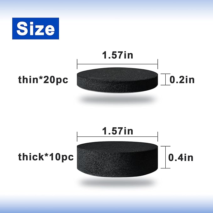 Krisler Headboard Stoppers, Soft Bed Stabilizer Against Wall, Self Adhesive