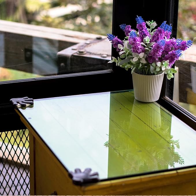 Dulles Glass 22 inch Square Glass Table Top