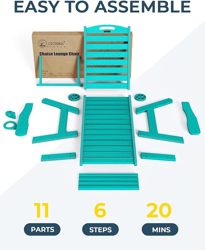 Ciokea Lounge Chair Outdoor, Oversized Chaise Lounge Chair