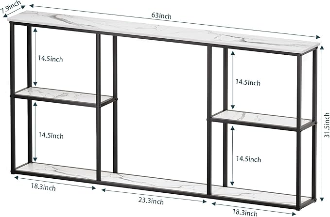 WOHOMO Console Table, Small Modern Entryway Table