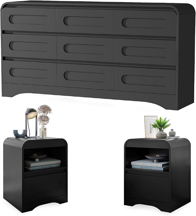 9 Drawer Dresser and Nightstand Sets