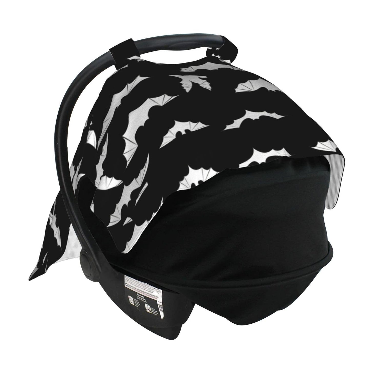 Halloween Bat Car Seat Cover Baby Fashion Carseat Cover for Winter Nursing Cover Newborn Shower Gift