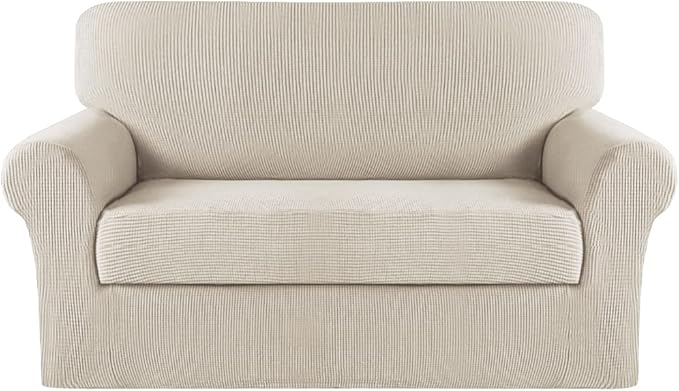 Turquoize Stretch Sofa Slipcover 2 Pieces Sofa Cover Couch Cover