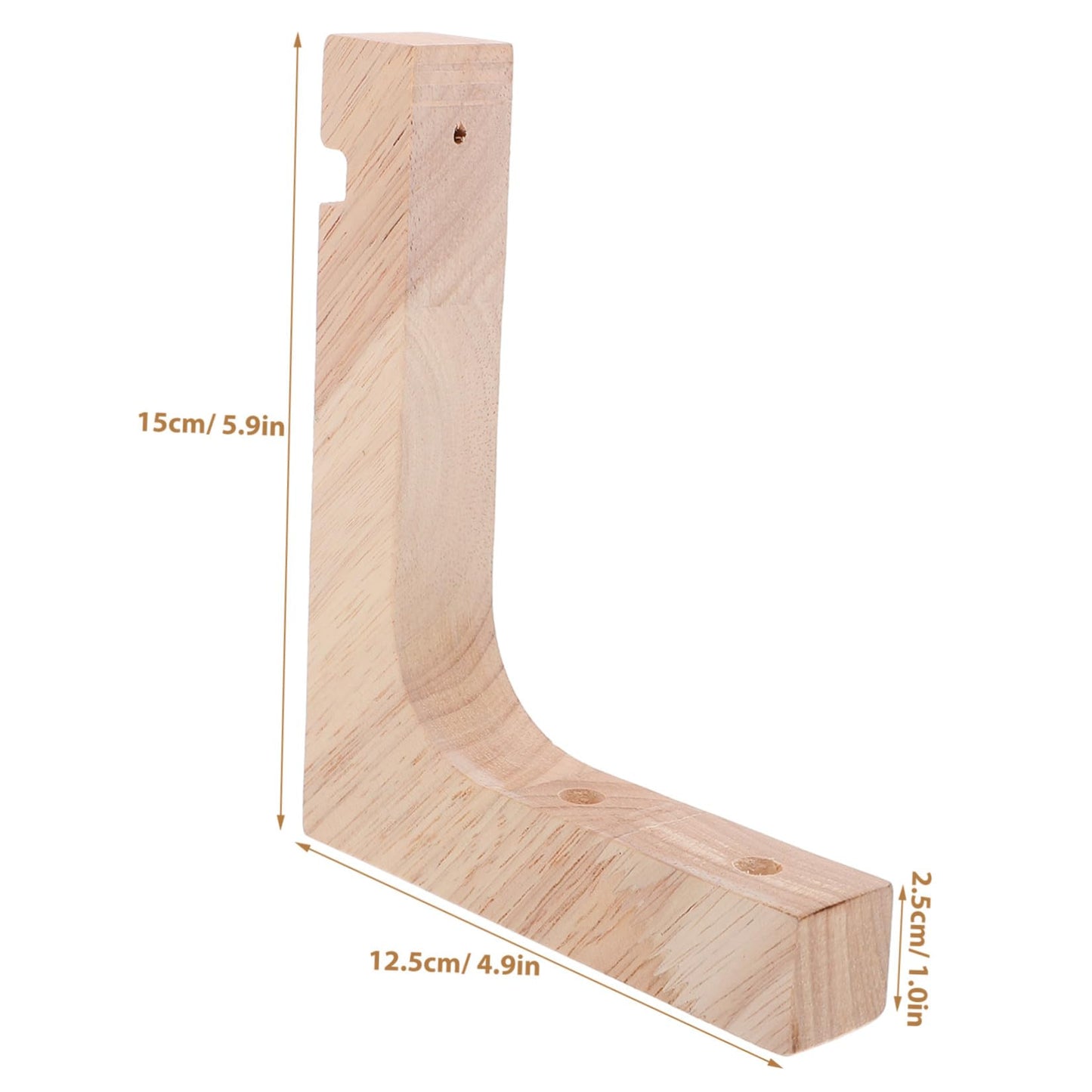 balacoo Wooden Wall Plant Hanger Hooks 2pcs Heavy-Duty Planter Hooks for Indoor and Outdoor Hanging Plants with Wall Mounted Brackets