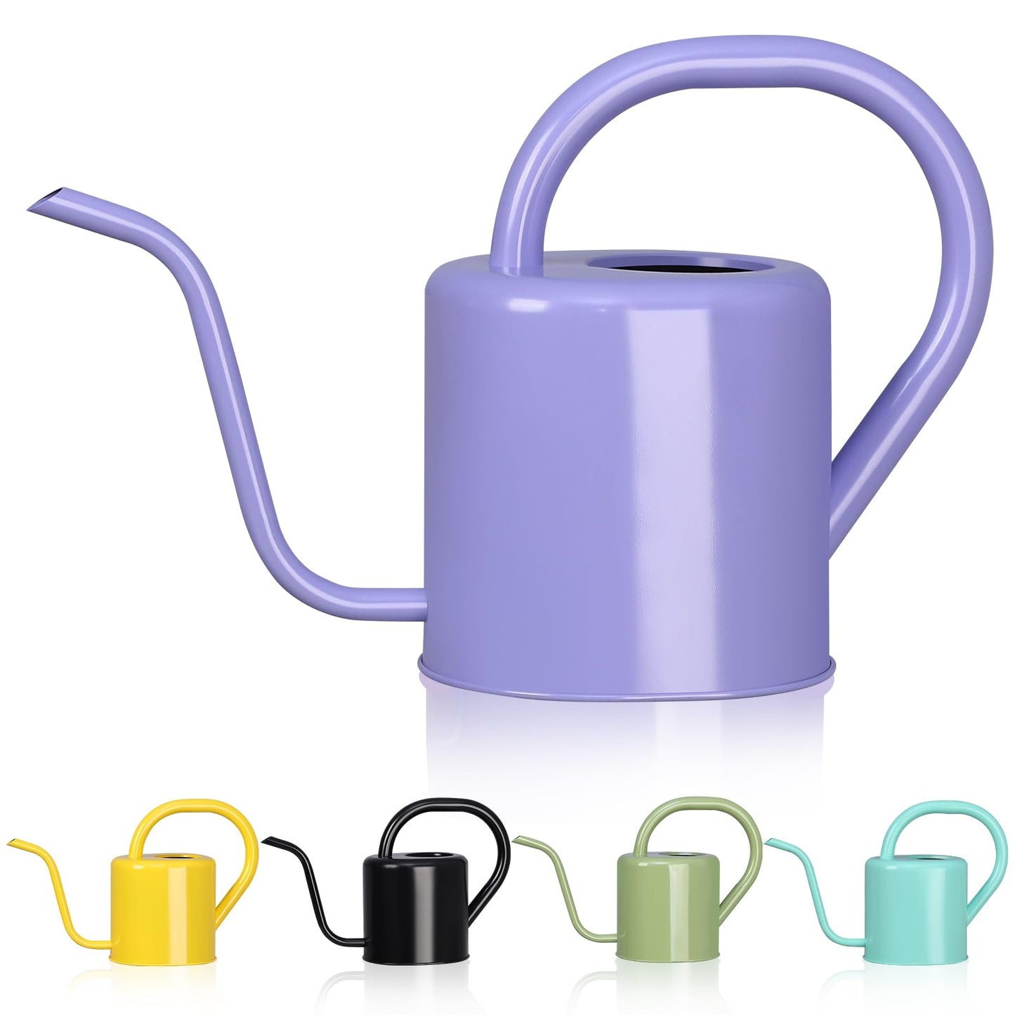 Watering Can, Stainless Steel Watering Can for Indoor & Outdoor Plants, 1L/35oz Long Spout Water Can with Handle, Rust-Proof Plant Watering Pot for House Plants, Garden Flowers