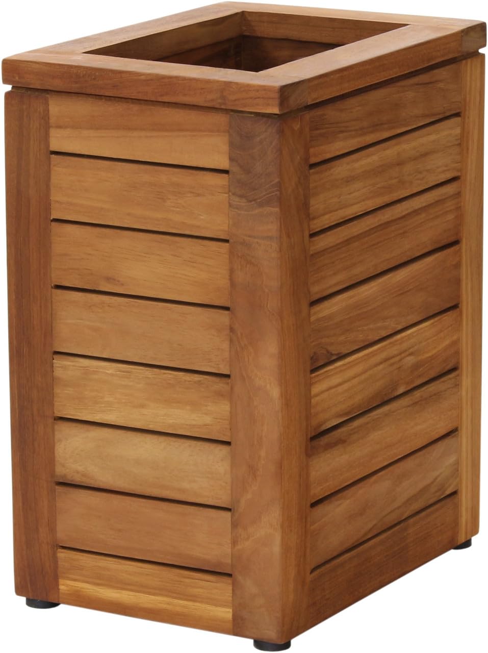 AquaTeak Spa Teak Waste Basket
