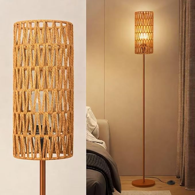 Ruiever Floor Lamp for Living Room, Farmhouse Floor lamp, Modern Standing lamp