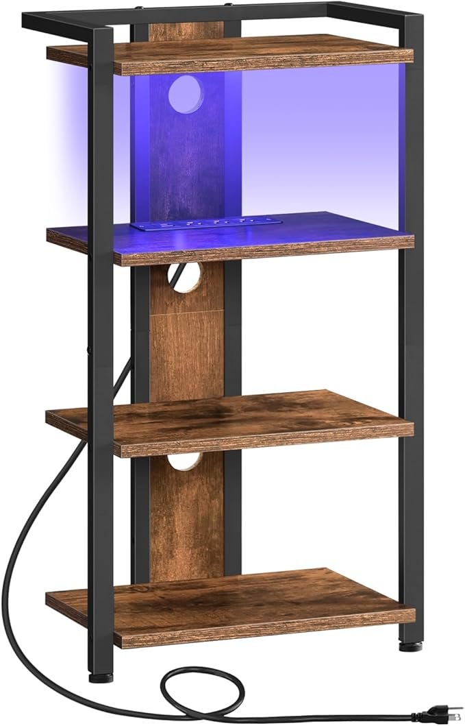 HOOBRO 4-Tier AV Media Stand, Media Console