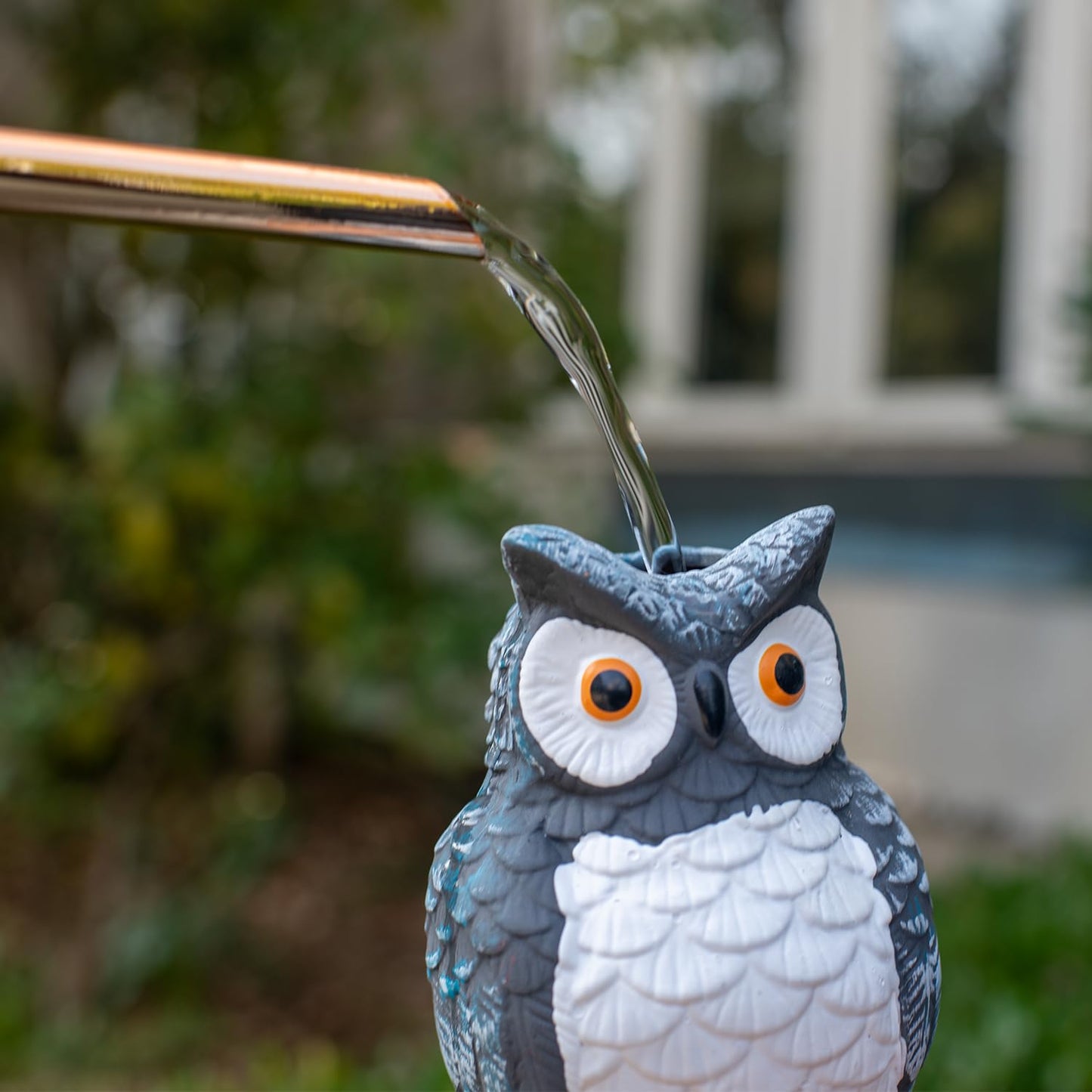 HORTICAN Owl Shaped Self-Watering Spikes - Effortless Plant Care for Your Garden, Whimsical and Charming Design for Indoor and Outdoor Plants, Keep Your Plants Hydrated While on Vacation