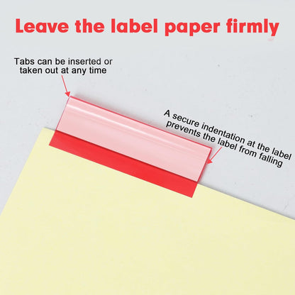 Binder Divider, PANDRI 200 Pack Binder Index Dividers with 8 Insertable Multicolor Big Tabs, Letter Size Paper Binder Divider for School Office Home Business