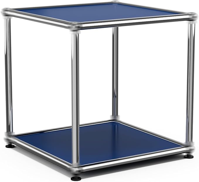 Nightstand Modern Storage Cabinet Blue A Versatile Free-Standing Organizer