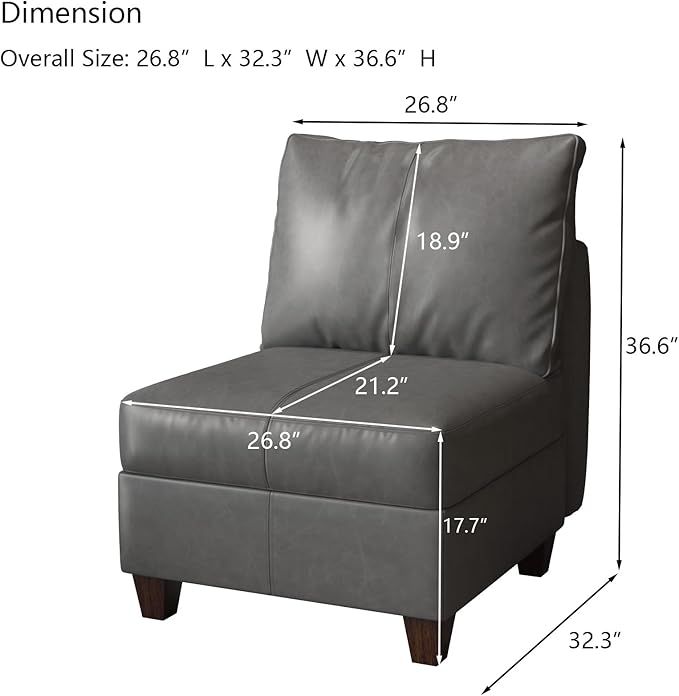 EASE MOOSE Middle Module Seat for Modular Sofa