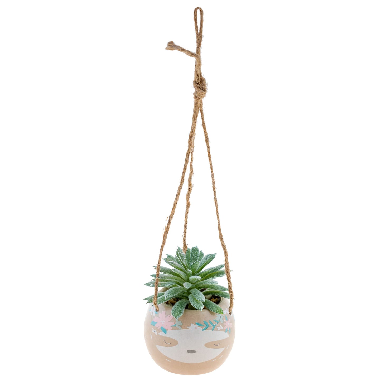 Karma Shaped Hanging Succulent Pot Sloth