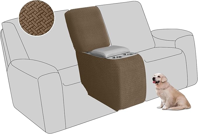 ALIECOM Recliner Sectional Couch Covers L Shape Stretch Corner Reclining