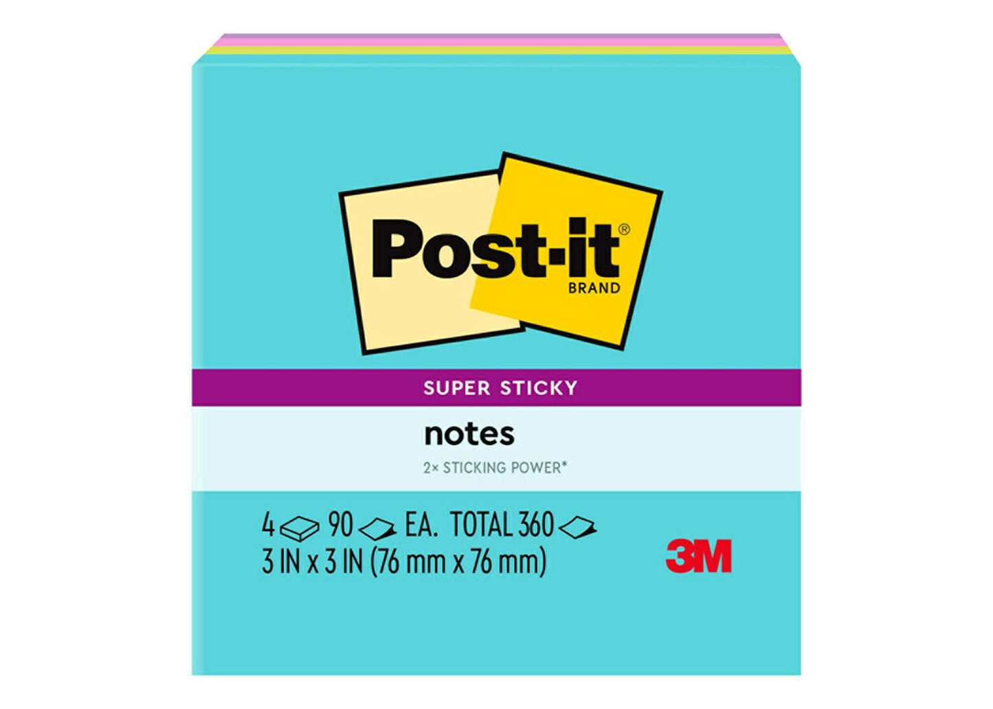 Scotch and Post-it brand office essentials kit, business and teacher supplies set with super sticky notes, super hold tape, magic tape, flags, sharp scissors, multicolor