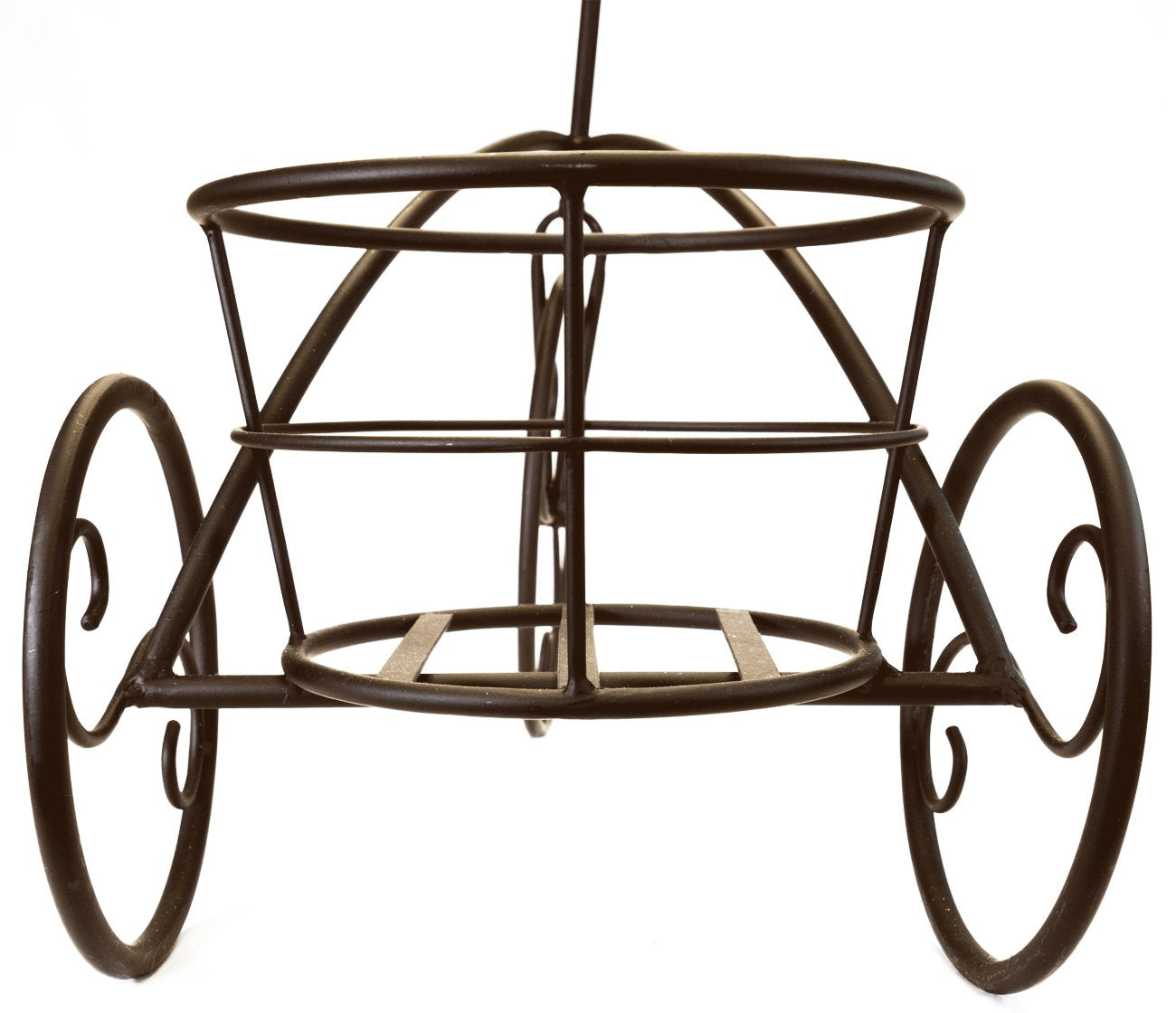 Sorbus Tricycle Plant Stand - Flower Pot Cart Holder - Ideal for Home, Garden, Patio - Great Gift for Plant Lovers, Housewarming, Mother’s Day - Parisian Style (Single Pot, Bronze)