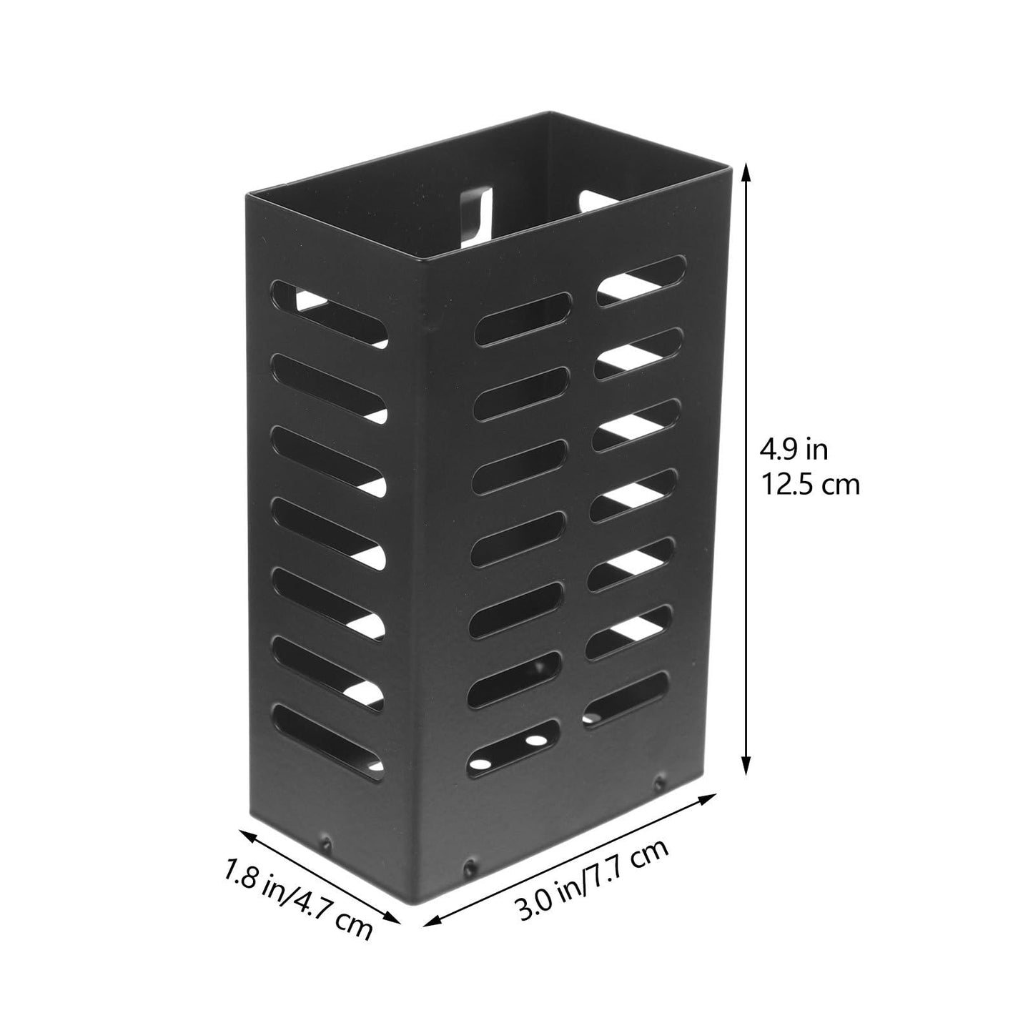 Alasum Aquarium Plant Basket Hanging Pot with Multiple Drainage Holes for Hydroponic Aquatic Plant Cultivation 4.92X3.14X1.77 Inch Fish Tank Planter