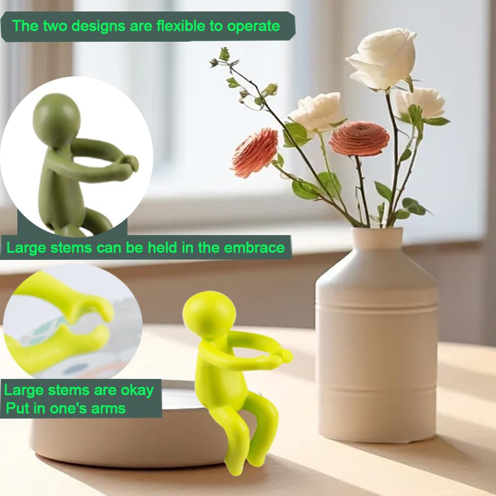 MTOMDY Plant Propagation Friends,Plant Propagation Buddy,Cute Plant Cutting Holder Plant Support for Sprouts, Plant Propagation Station Accessories Gifts for Plant Lovers(15 Pcs)