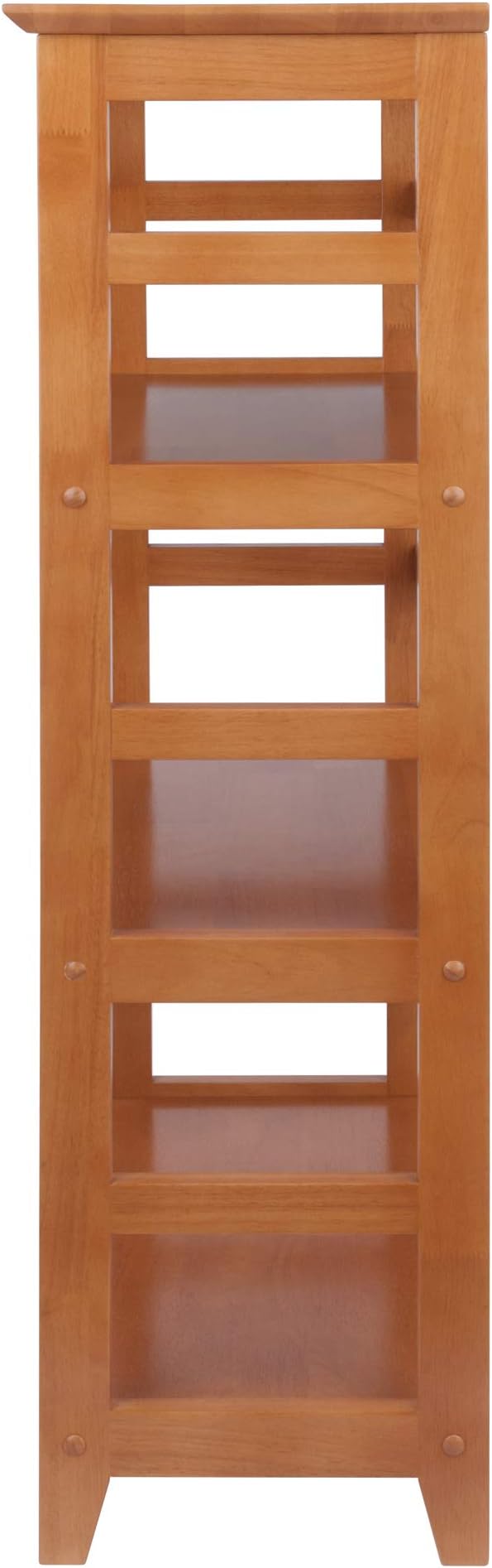 Winsome Studio 3-Tier Bookshelf, Classic Display Bookcase, Functional & Stylish