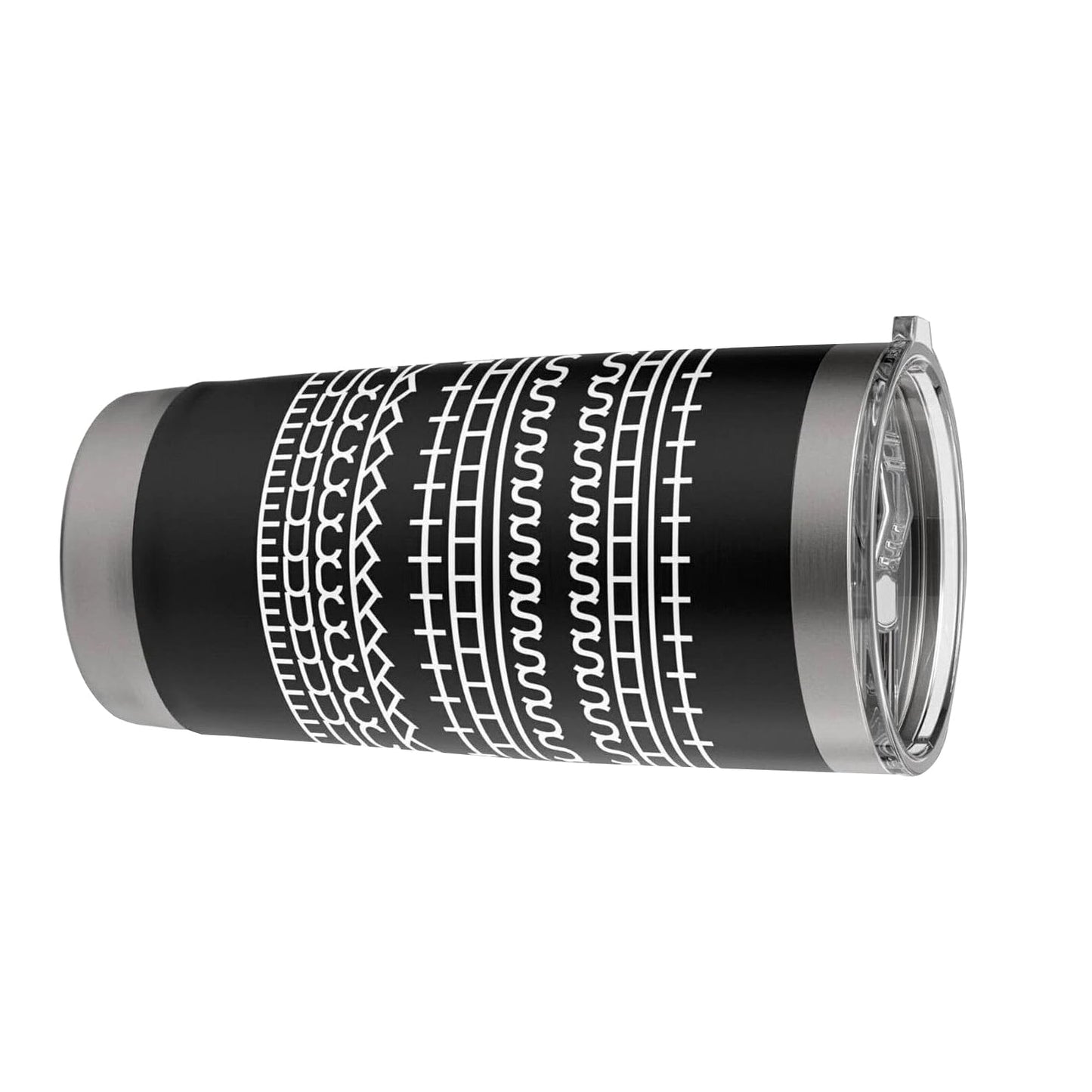 ishenkea 20 Oz Stainless Steel Hidden Message Tumblers，Personalized Tumbler Gifts For Coworker (Black)