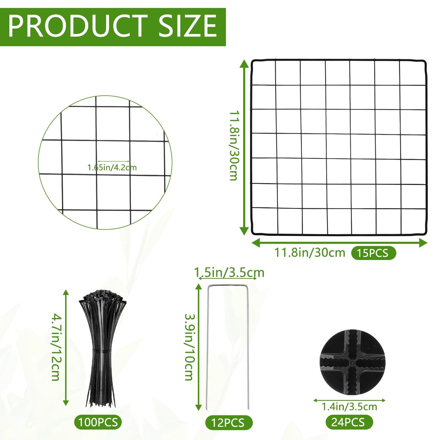 CIEOVO Plant Protectors from Animals, Heavy Duty Metal Plant Cages, 12"x12" Chicken Wire Cloche for Plants Wire Plant Covers Garden Protection Garden Plant Cloche, Chicken Wire Cloche Plant Protector
