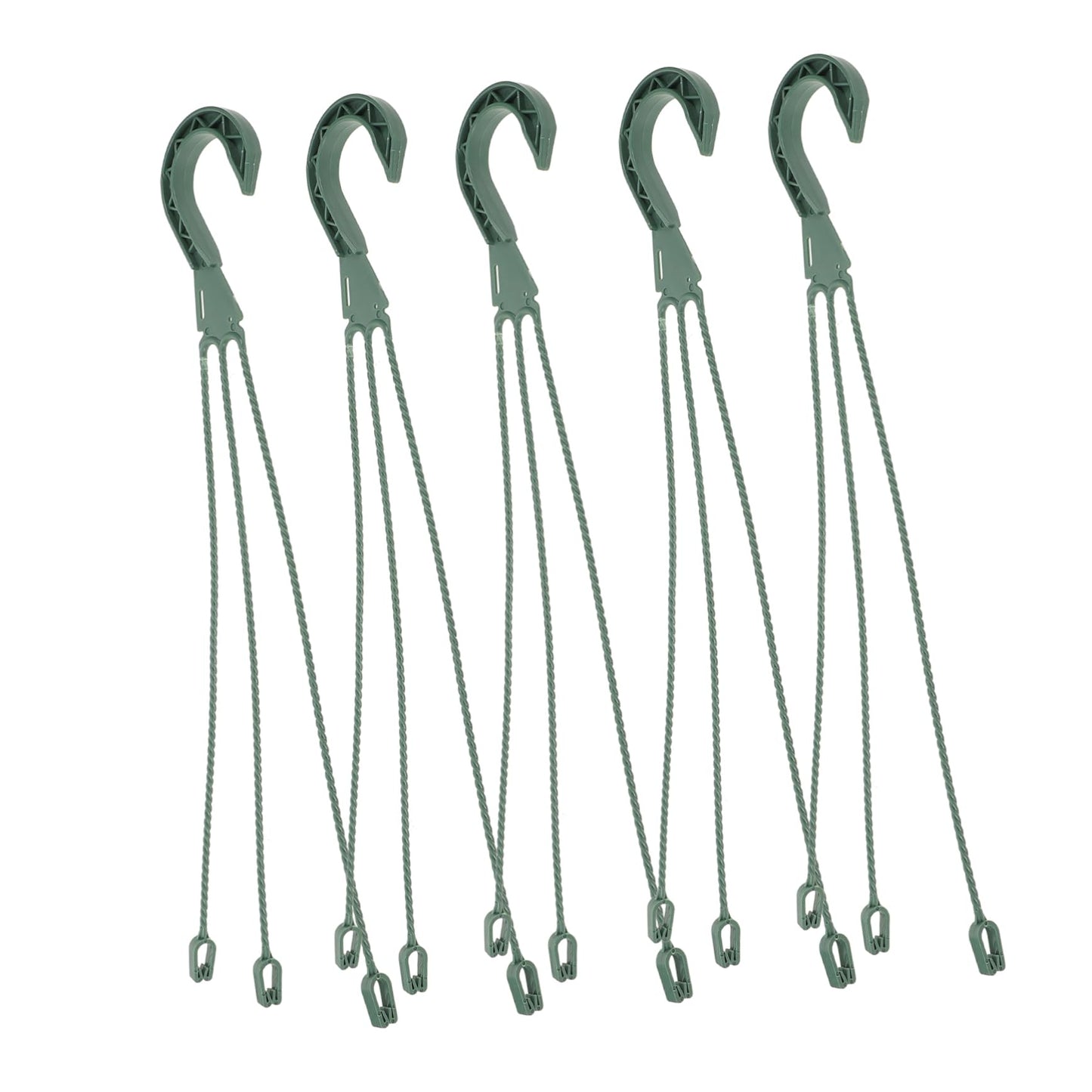 Mikikit 5pcs Hanging Flower Pot Hooks Lightweight Planter Hanger for Garden Home Use for Shelves Balconies and Terraces Versatile Plant Holder for Indoor and Outdoor Decor