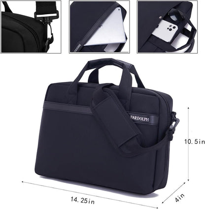 BARDOLPH Accordian File Folder with Handle, 12 Pocket Expanding Folder with Zipper, Heavy Duty Accordian Organizer (Black)