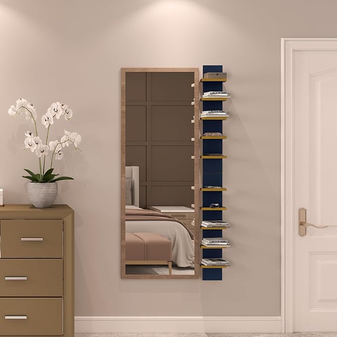 Homaterial 5 Tier Wall Shelf Unit, Decorative Wall Mount Vertical Shelving