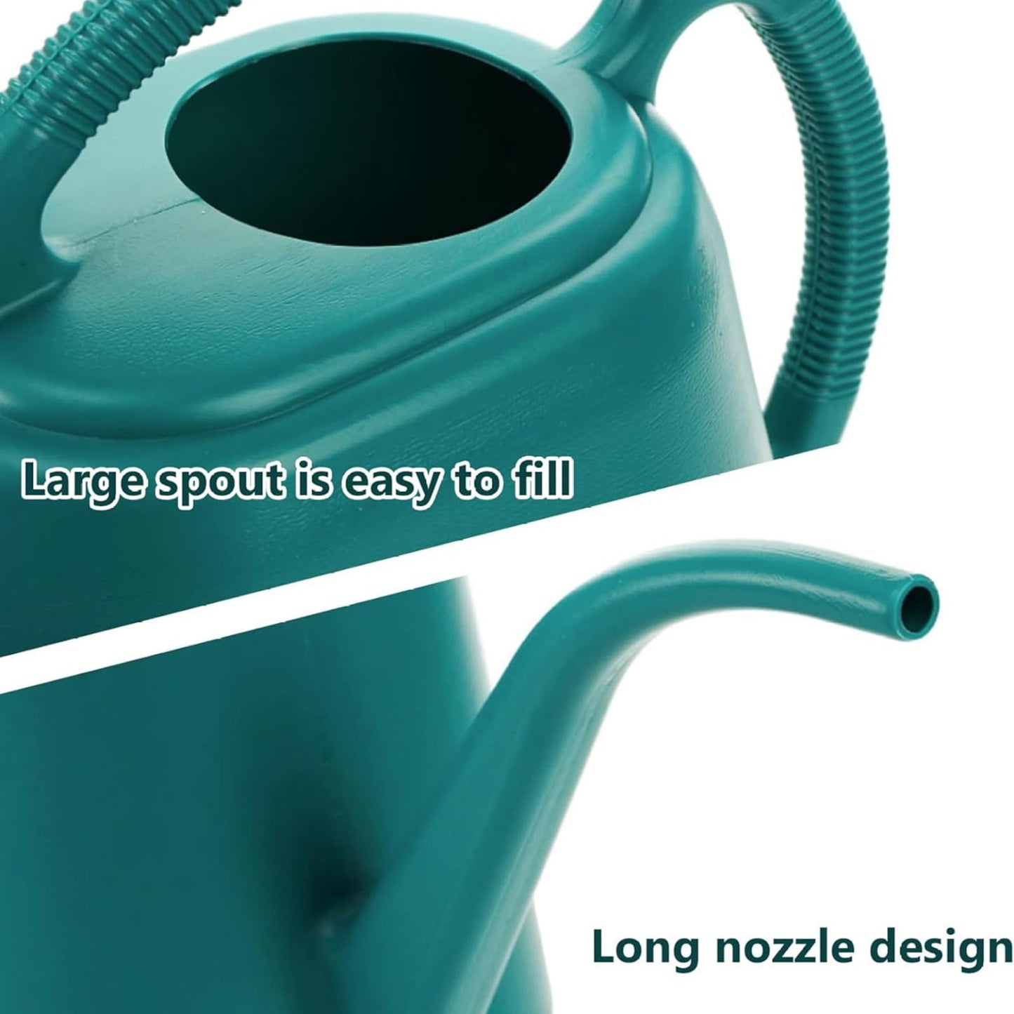 Watering Can Indoor Plants, 1 Gallon Large Capacity Thickened Plastic Long Spout Watering Can with Ergonomic Handle,Durable Small Watering Can for Indoor Plants Bonsai House Flower Garden Office