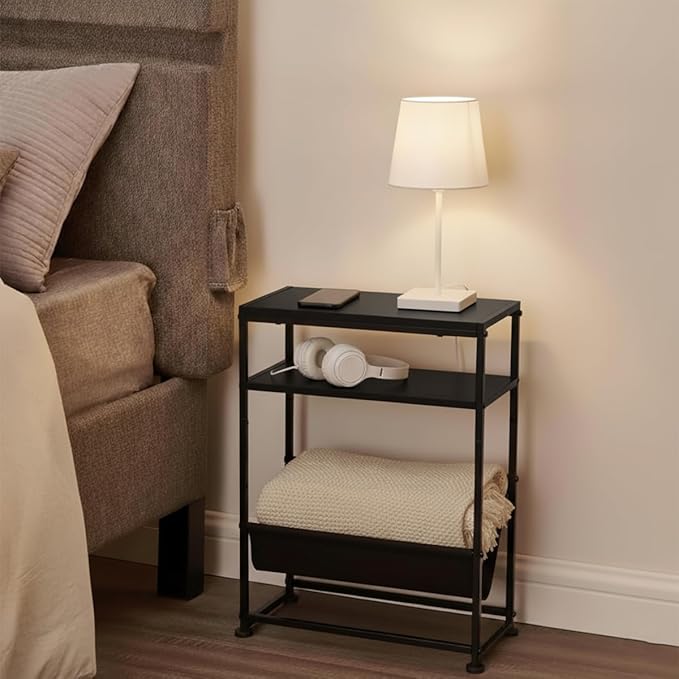 Narrow End Table for Small Spaces