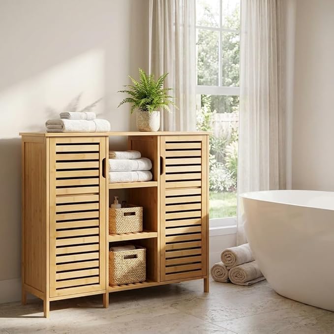 RoyalHouse Bamboo Floor Cabinet