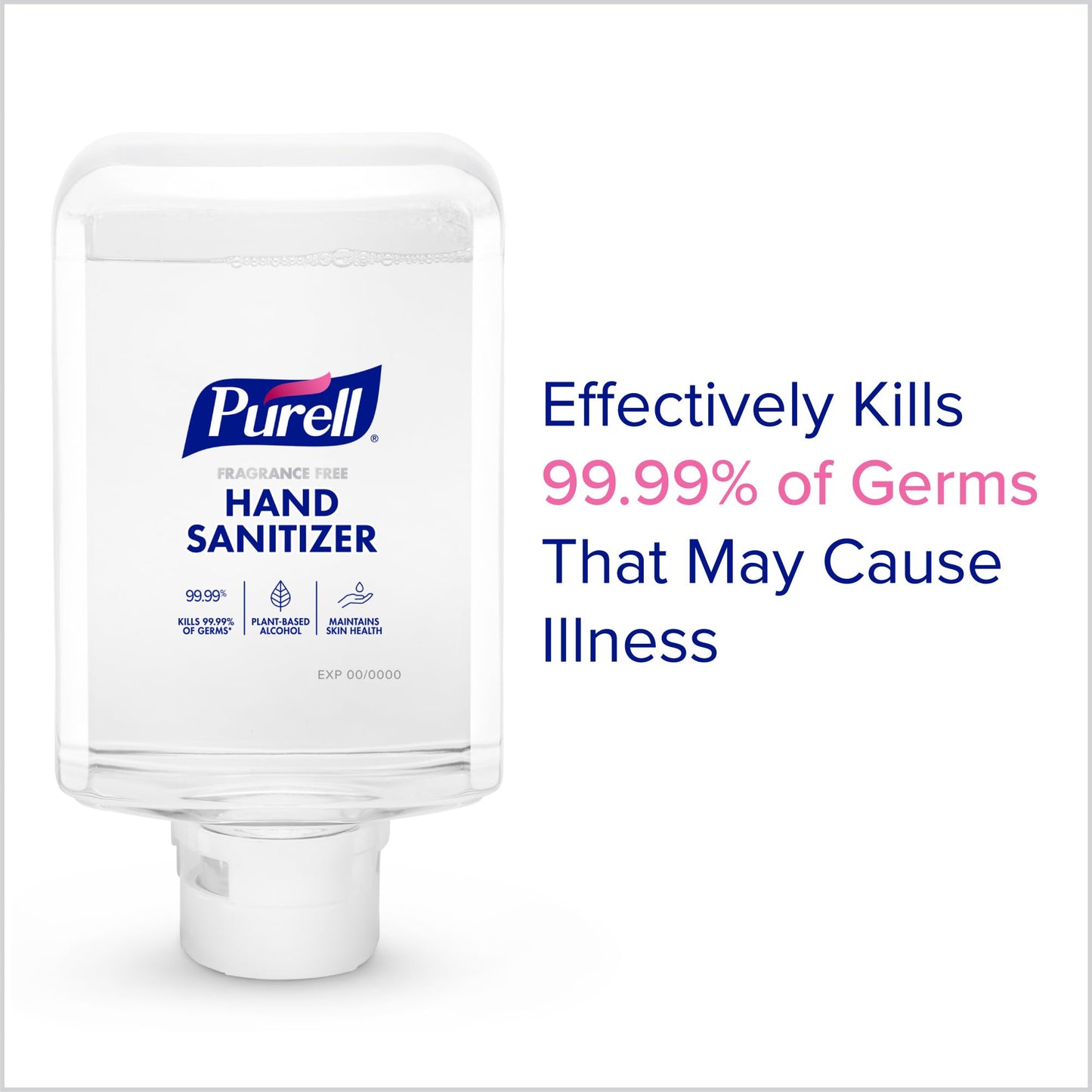 PURELL ES10 Sanitizer Starter Kit, Automatic Graphite Dispenser with 1200 mL PURELL Advanced Hand Sanitizer Foam Refill (Pack of 1) - 8353-1G