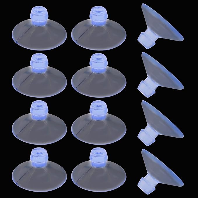 30 Pack Glass Table Suction Cups 18mm Rubber Suction Cup Hangers Without Hooks