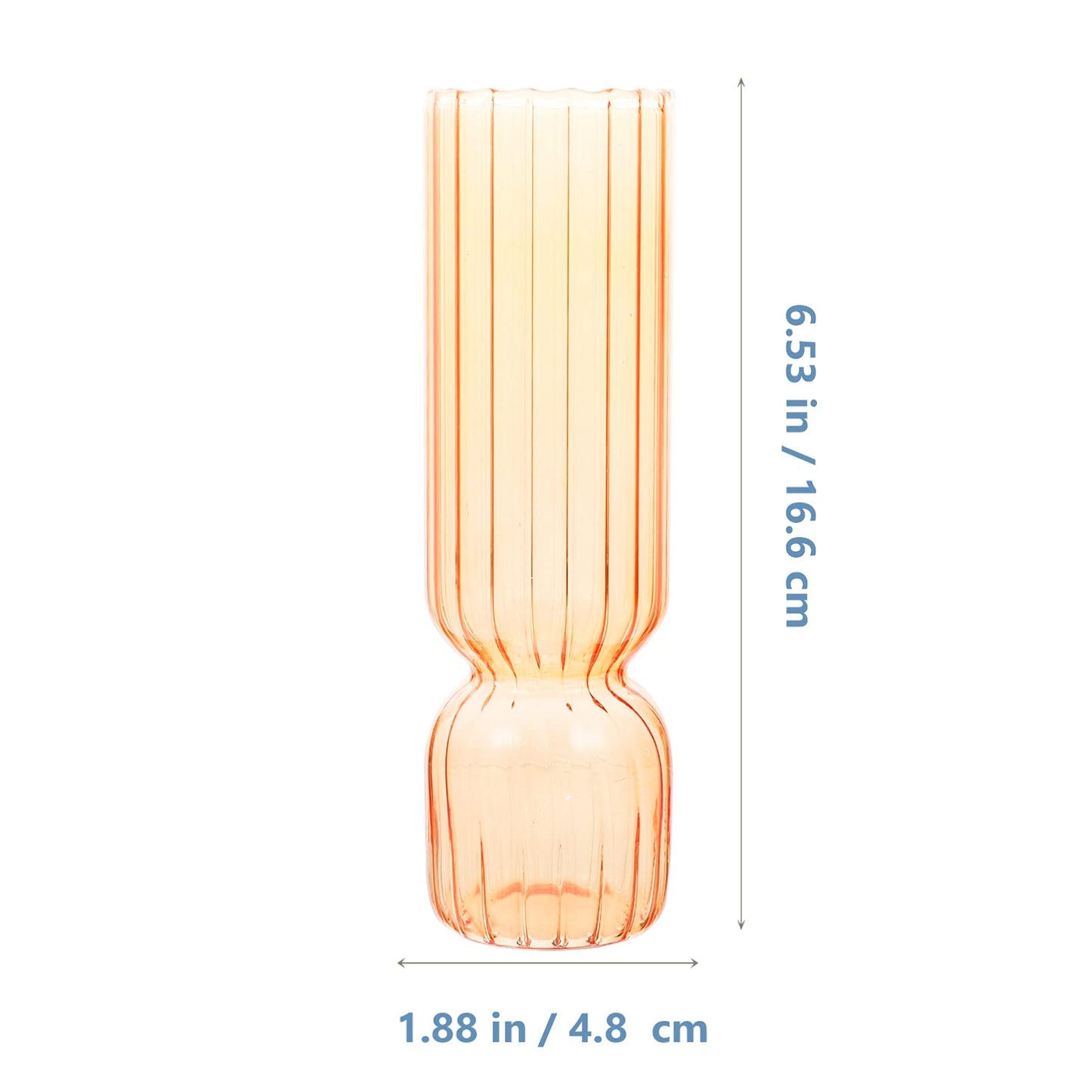 Vase Desk Topper Dried Flower Decoraciones para Salas De Casa Water Wedding Tabletop Centerpiece Decor for Home Flower Holder Plant Terrarium Glass Unique Retro Bottle Office