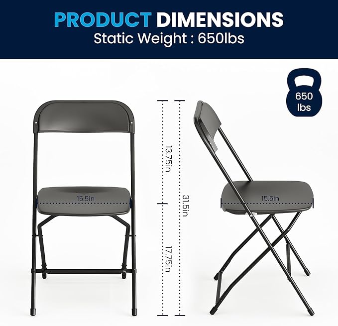 Flash Furniture Hercules Series Plastic Folding Chair