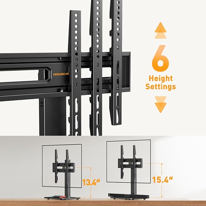 Perlegear Universal Swivel TV Stand