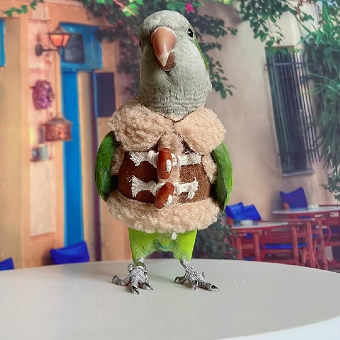 Bird Diaper Flight Suit Parrot Costume pet Animal Costume, Applicable to Birds and Parrots Warm Supplies. (2M)