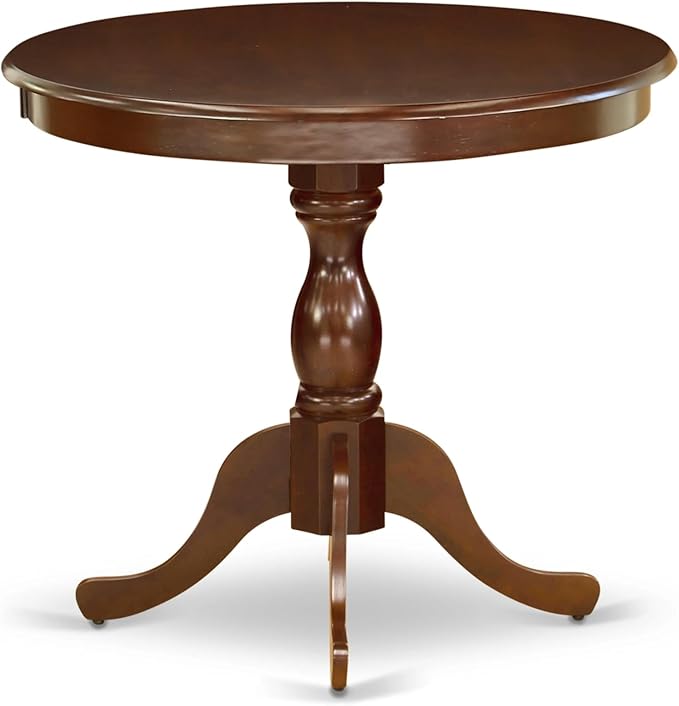 East West Furniture AMT-MAH-TP Antique Dining Room Table