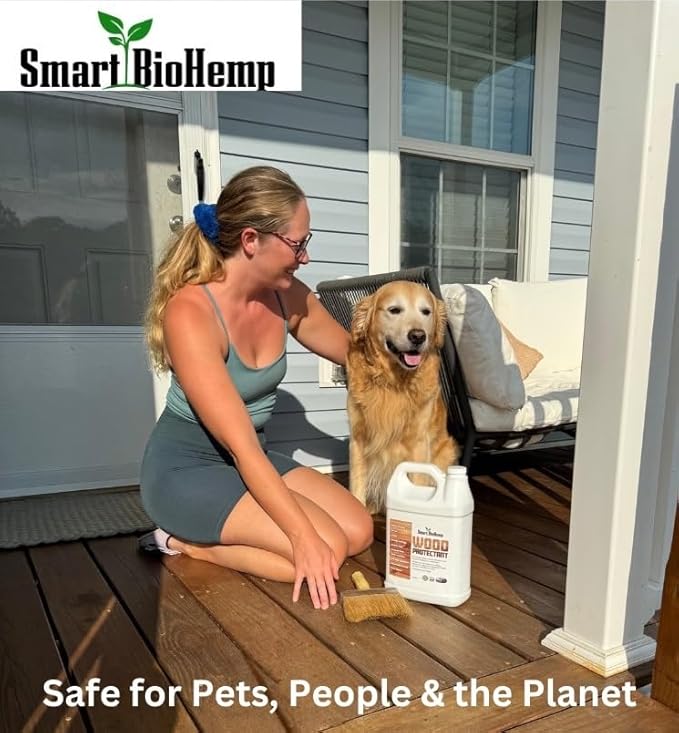 Plant-Powered Half Gallon Wood Protectant, Protects from Water & UV Rays
