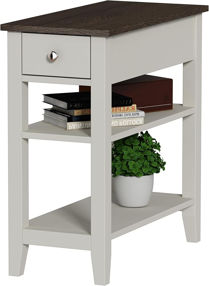 ChooChoo Side Table Living Room, Narrow End Table