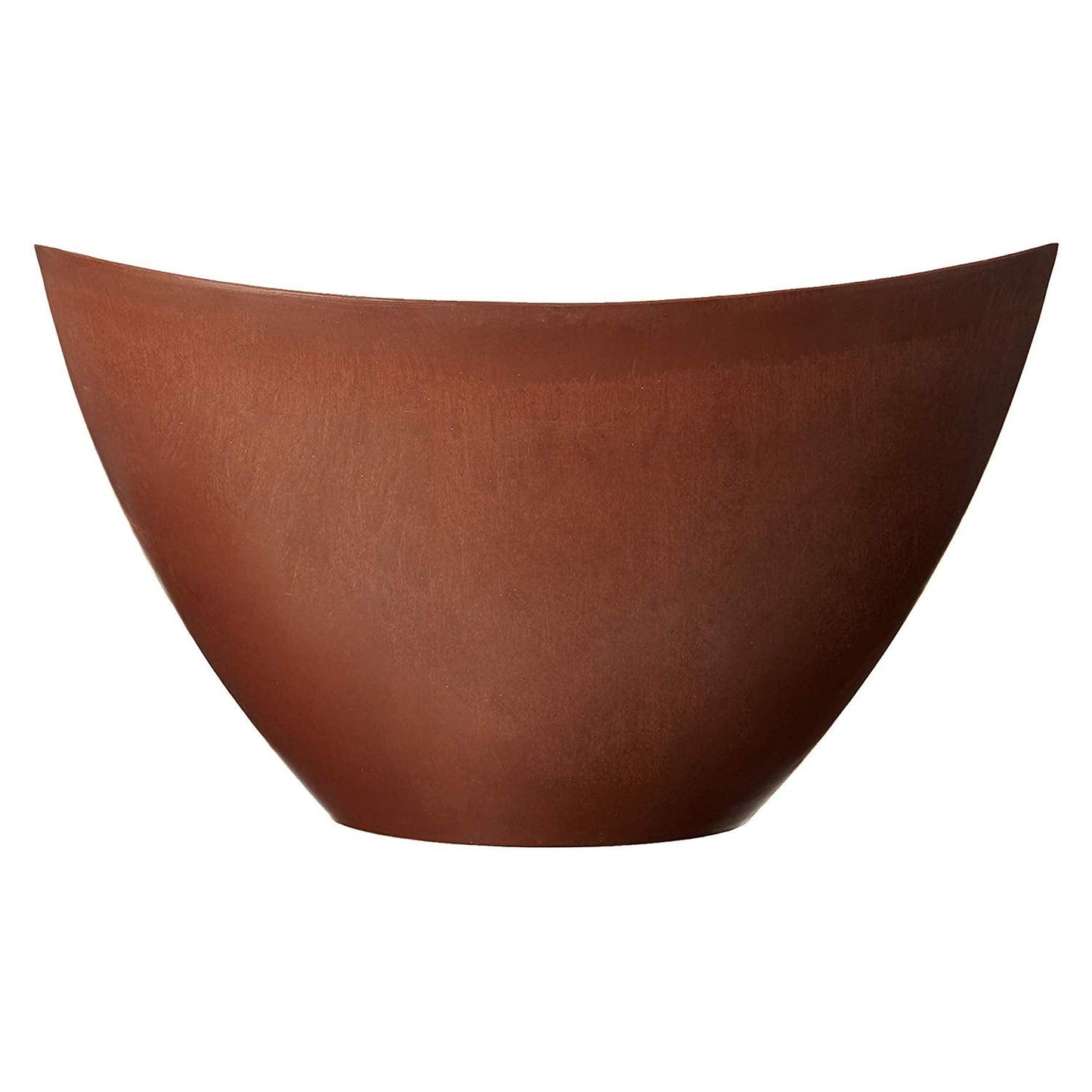 Arcadia Garden Products PSW YB41TC Swoop Pot, 16 by 12 by 9-Inch, Terra Cotta