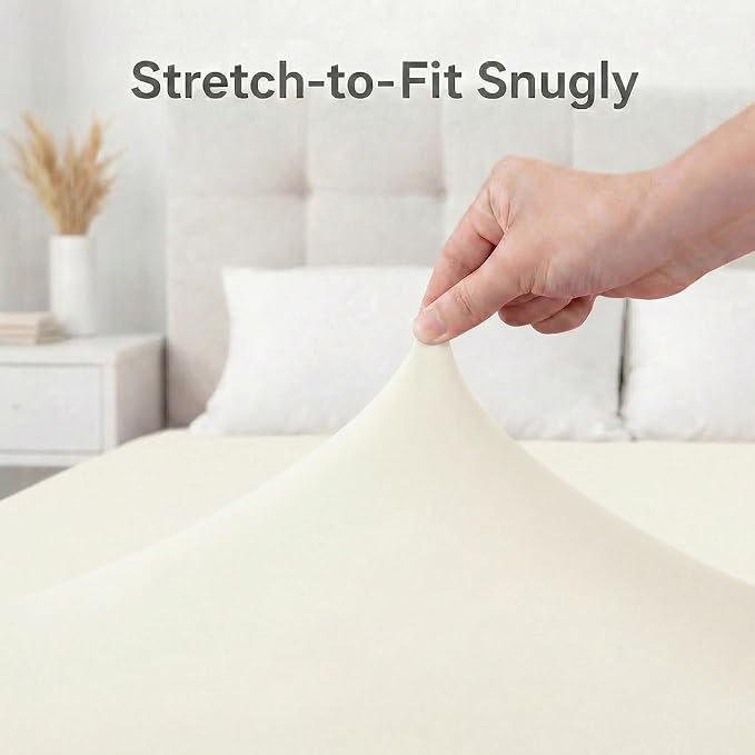 Stretchy Full Size Fitted Sheet