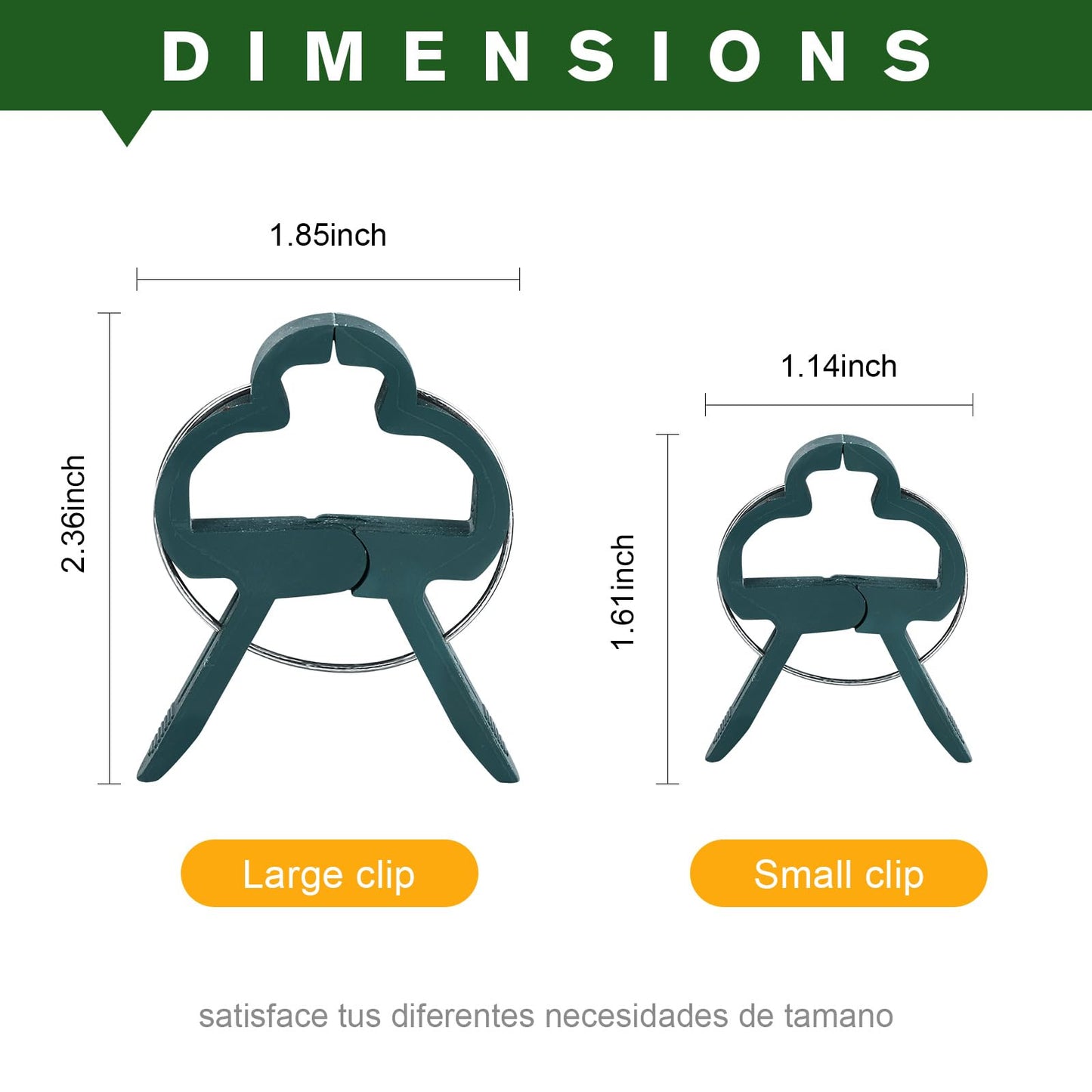 Iniscape A Plant Clamp Used for Climbing Plants,Horticultural Clip Used to Support Climbing of Flower Stems, Vines, Vegetables, and Tomatoes,Vine Clip for Garden Vine Training (Green, 120small)