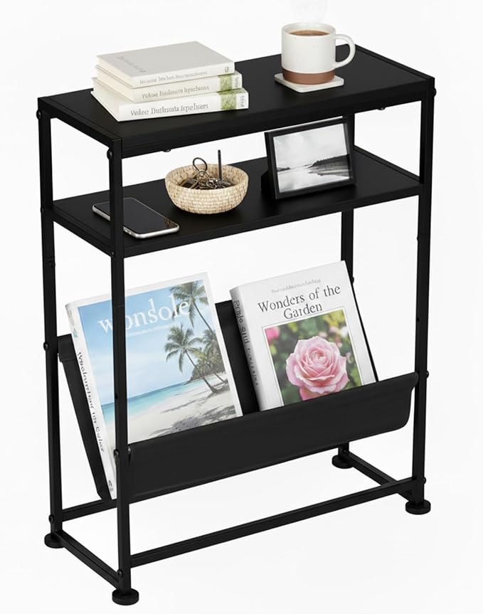 Narrow End Table for Small Spaces