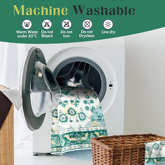 Washable Pee Pads for Dogs, 2 Pack Reusable Puppy Training Pads 40"x26" Super Absorbent Waterproof Dog Training Pads, Non-Slip Potty Pads, Whelping Pads Litter Mat Green Medallion