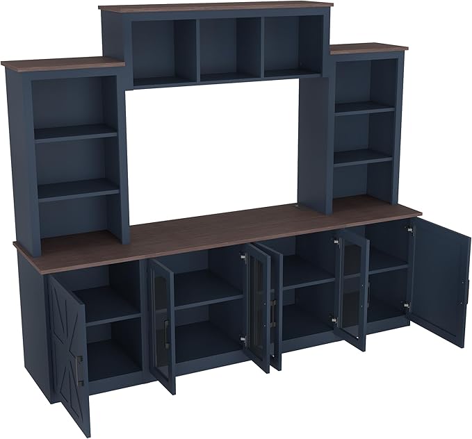 LUMISOL 4-Piece Entertainment Center Wall Unit